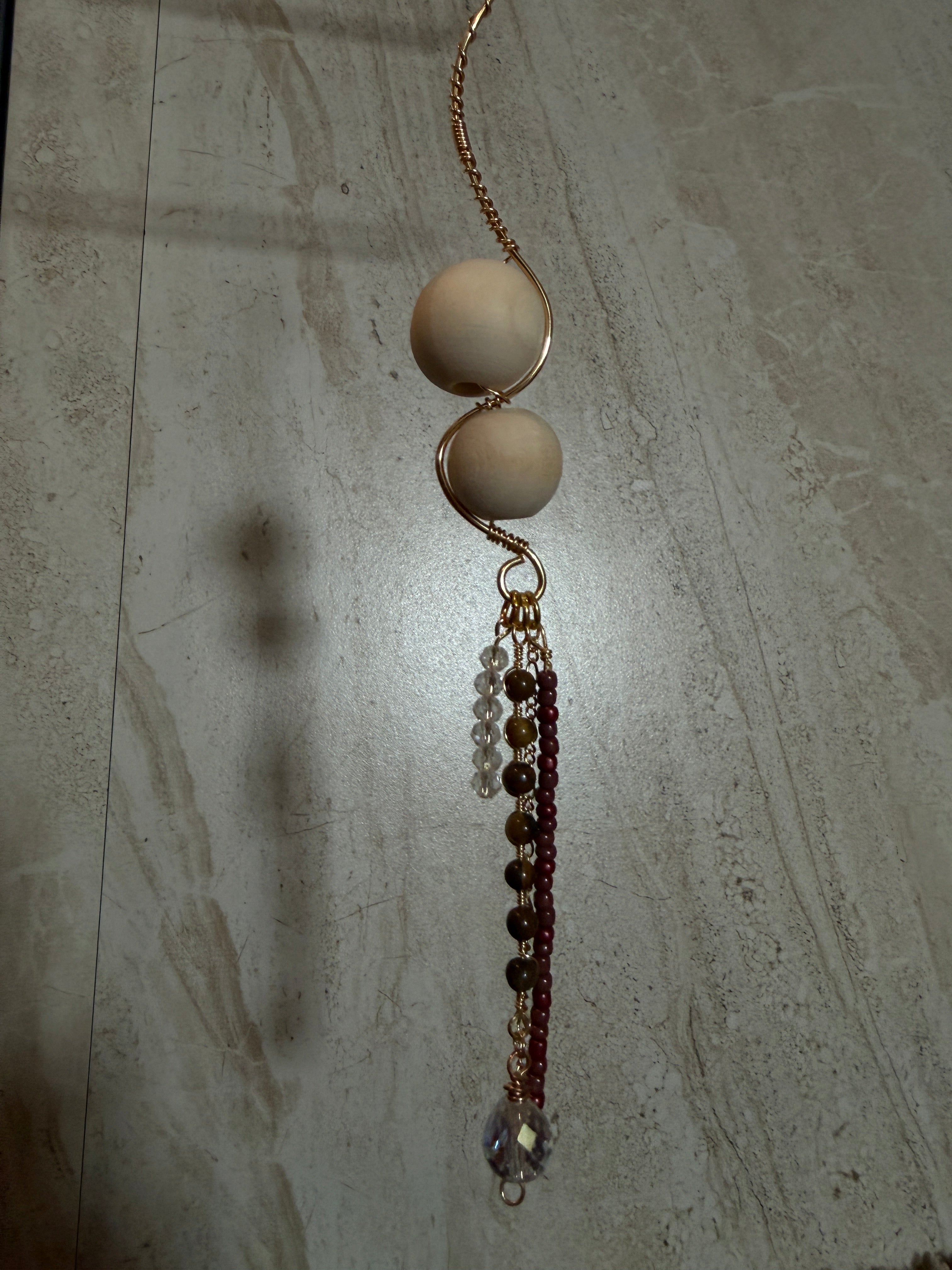 Aurelia Diffuser with Tiger's Eye Wrap