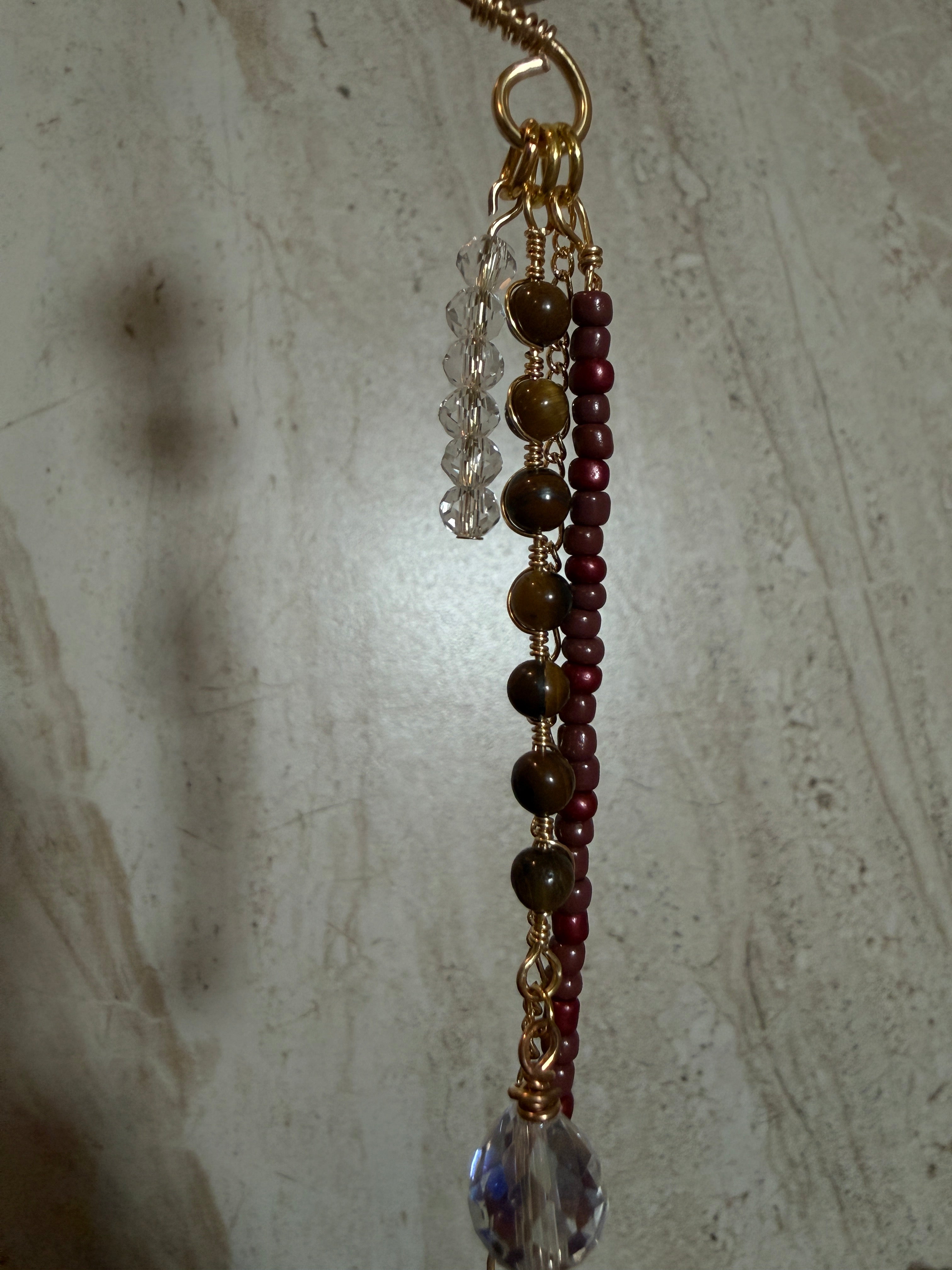 Aurelia Diffuser with Tiger's Eye Wrap